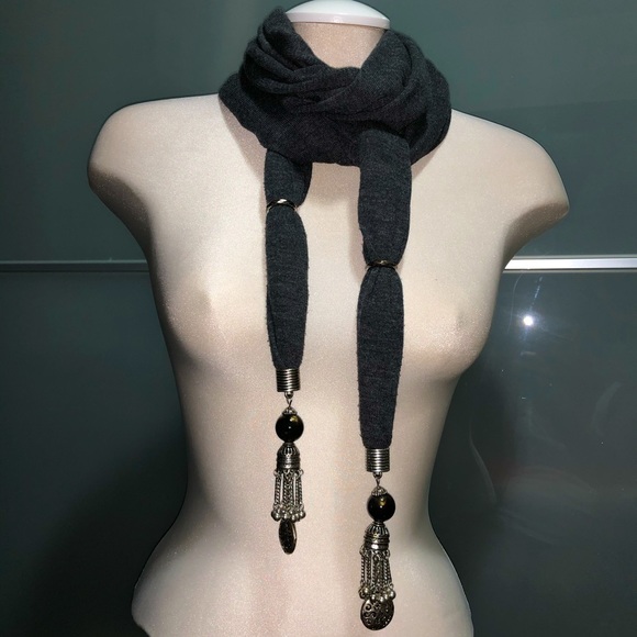 2 in 1 Scarf & Jewelry - Picture 8 of 14